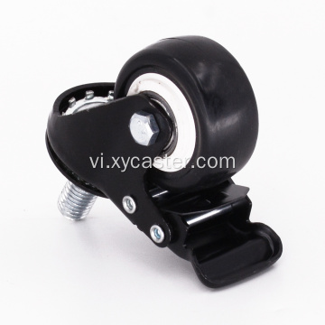 Caster nội thất công nghiệp đen 2 inch